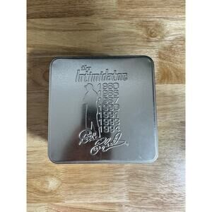 Dale Earnhardt Intimidator shot glasses & cards new in metal case